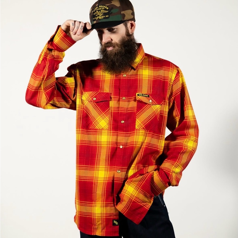 Georgie Rebel Reaper Flannel NWT XXL LIMITED EDITION